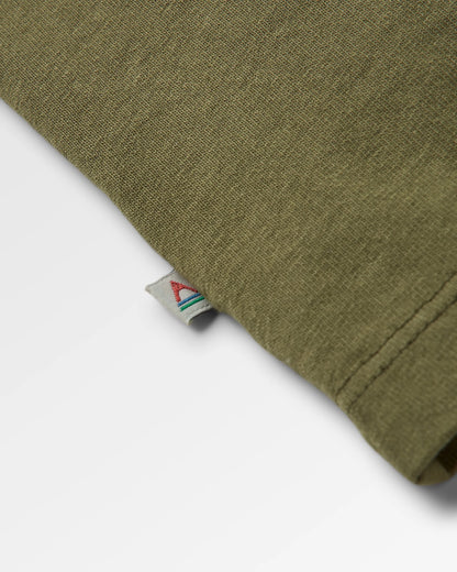Odyssey Cotton T-Shirt - Khaki - Flatlay