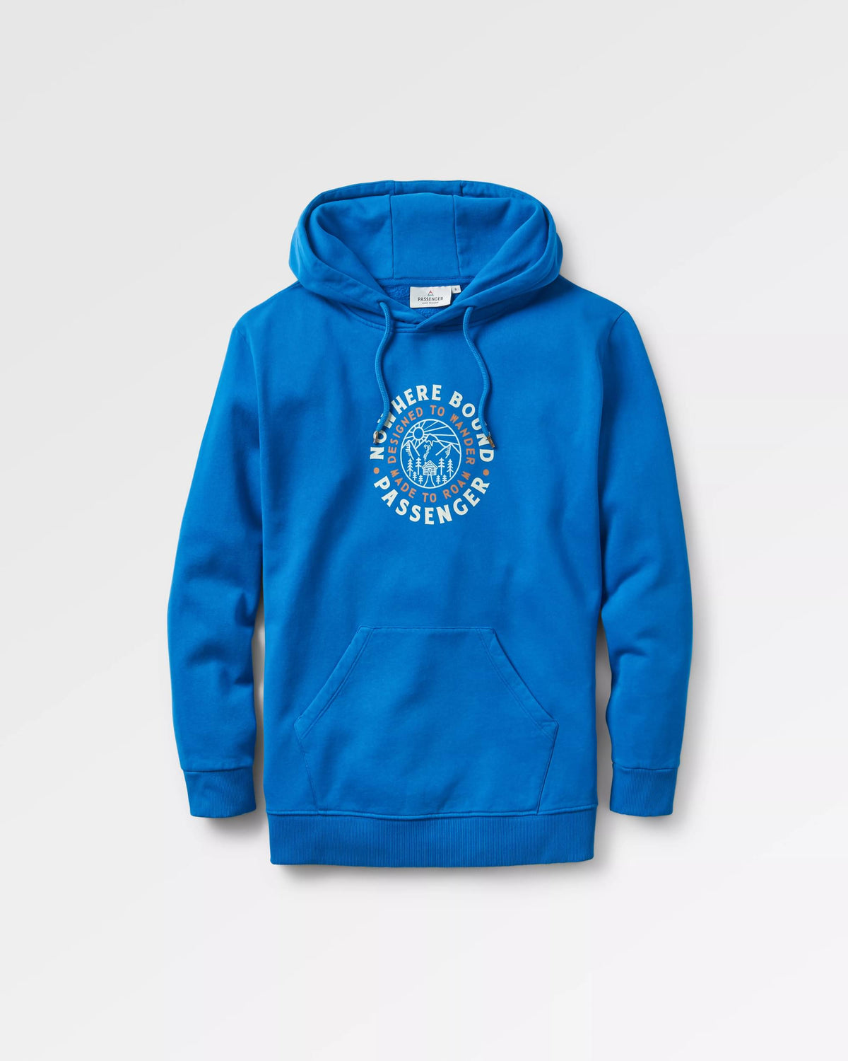 In The Woods Hoodie - True Blue - Flatlay