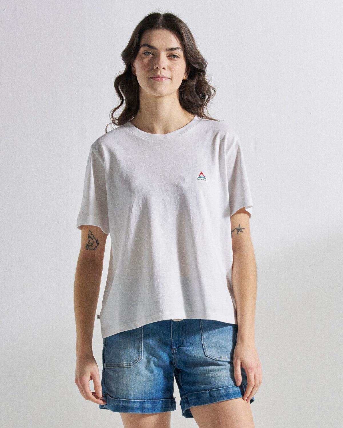 Classic T-Shirt - White - Studio Model