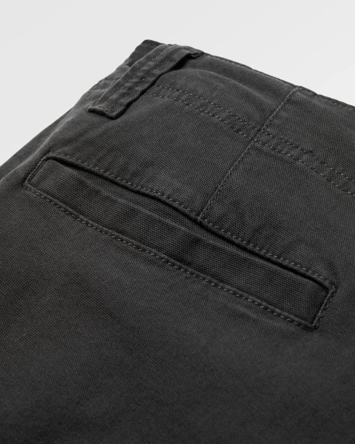 Lakeside Cargo Cotton Short - Faded Black - Flatlay
