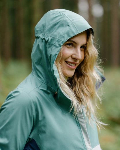 Rainstorm Waterproof Jacket - Deep Sea/Surf Spray - Lifestyle