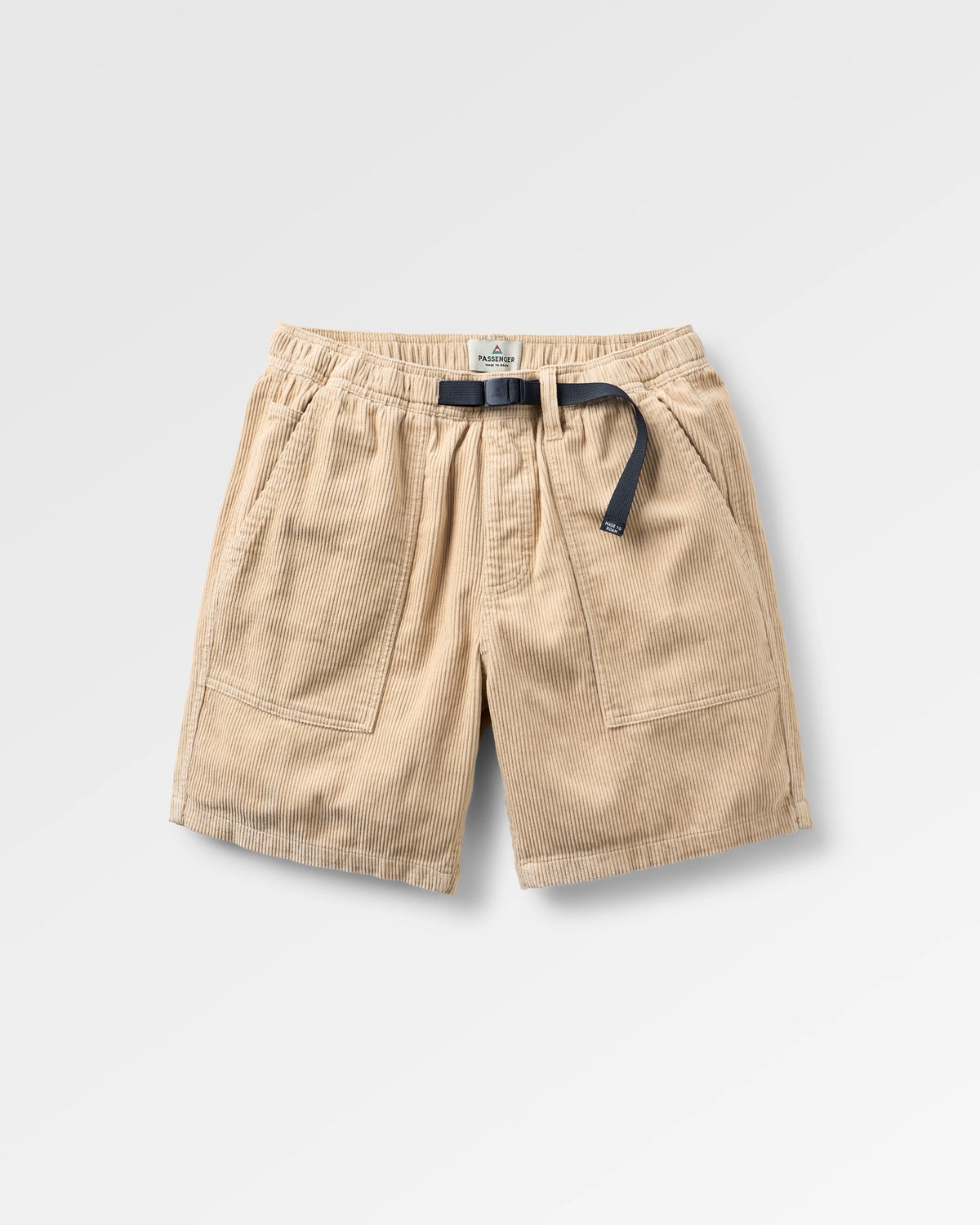 Shack Cord Short - Stone - Flatlay