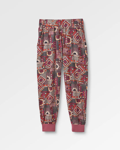 Day Dream Trouser - Vintage Patchwork Black/Multi - Flatlay
