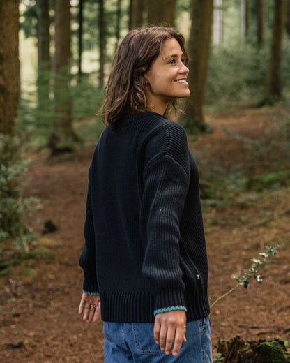 Gondwana Classic Knitted Jumper - Black - Lifestyle