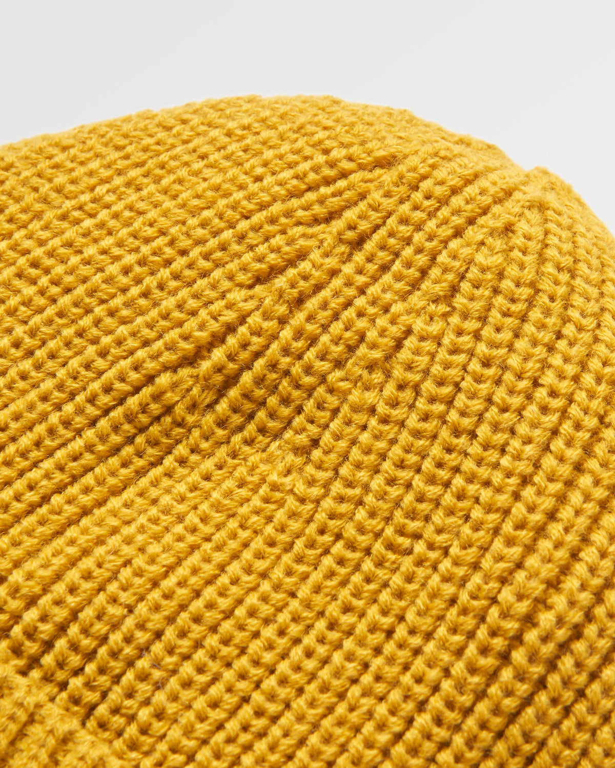 Compass Beanie - Mustard Yellow - Flatlay