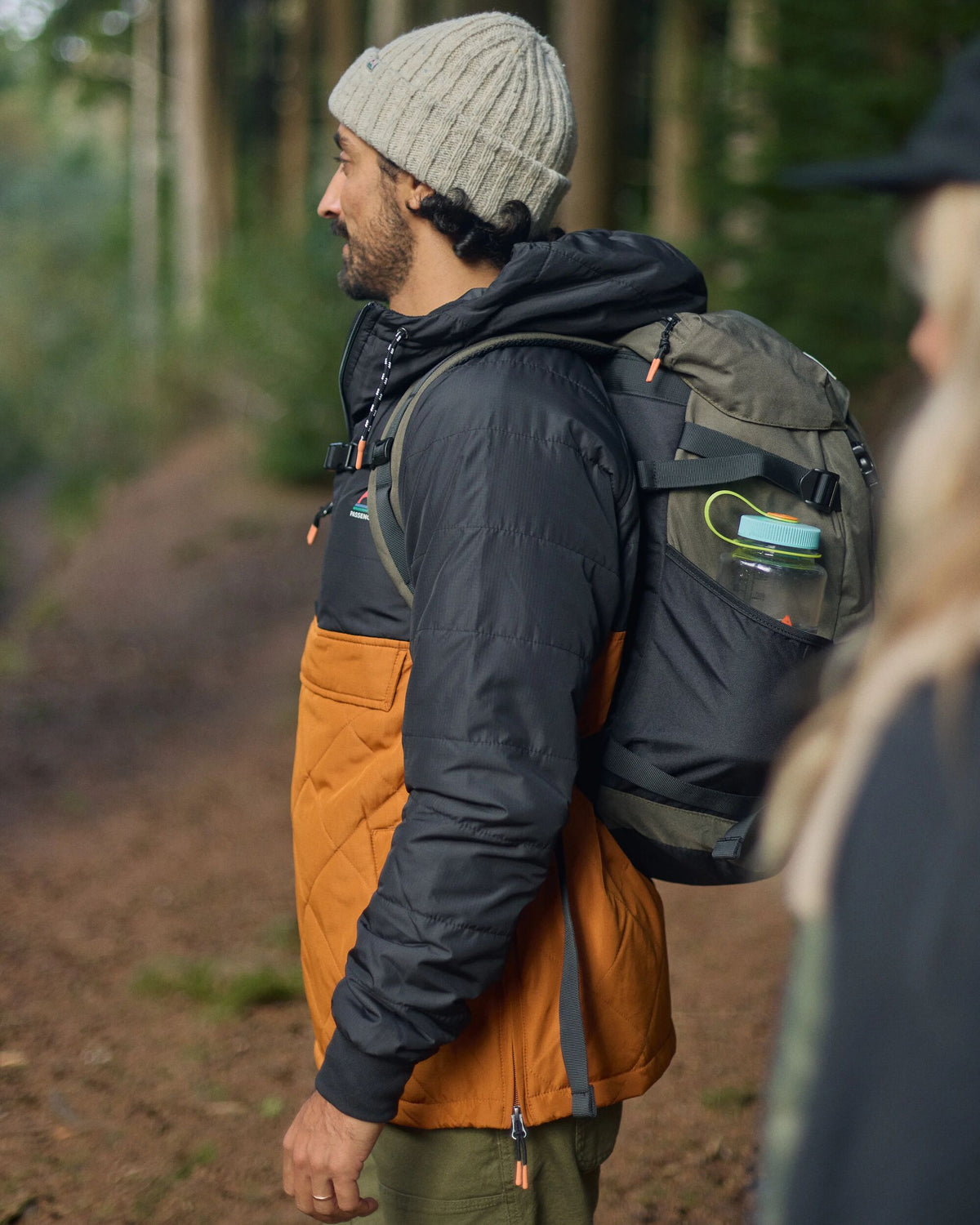 Oceanic Insulated Anorak - Black/Retro Orange - Lifestyle