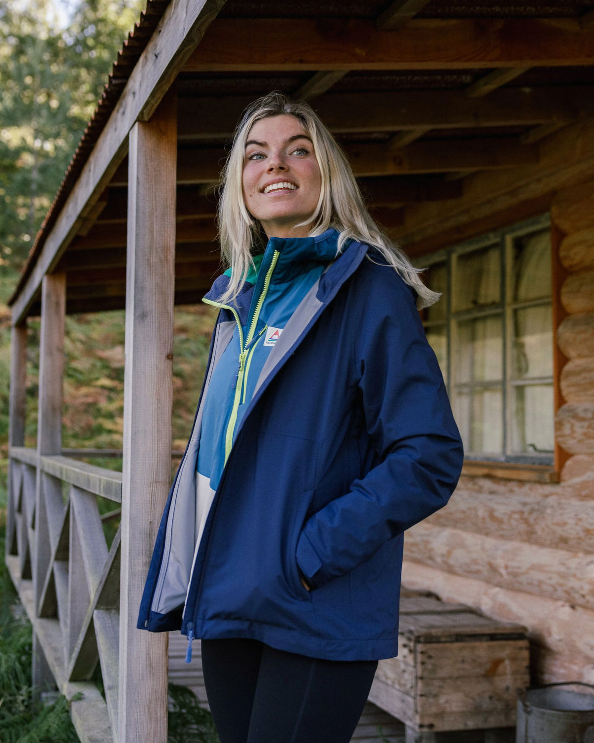 Rainstorm Waterproof Jacket - Rich Navy - Lifestyle