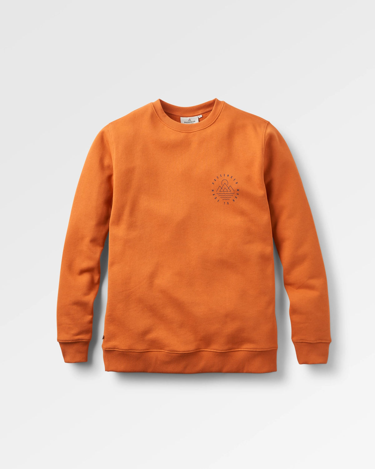 Escapism Regular Fit Sweatshirt - Sunset Orange - Flatlay