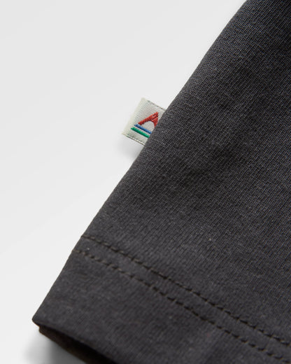 Heritage Relaxed Fit T-Shirt - Black - Flatlay