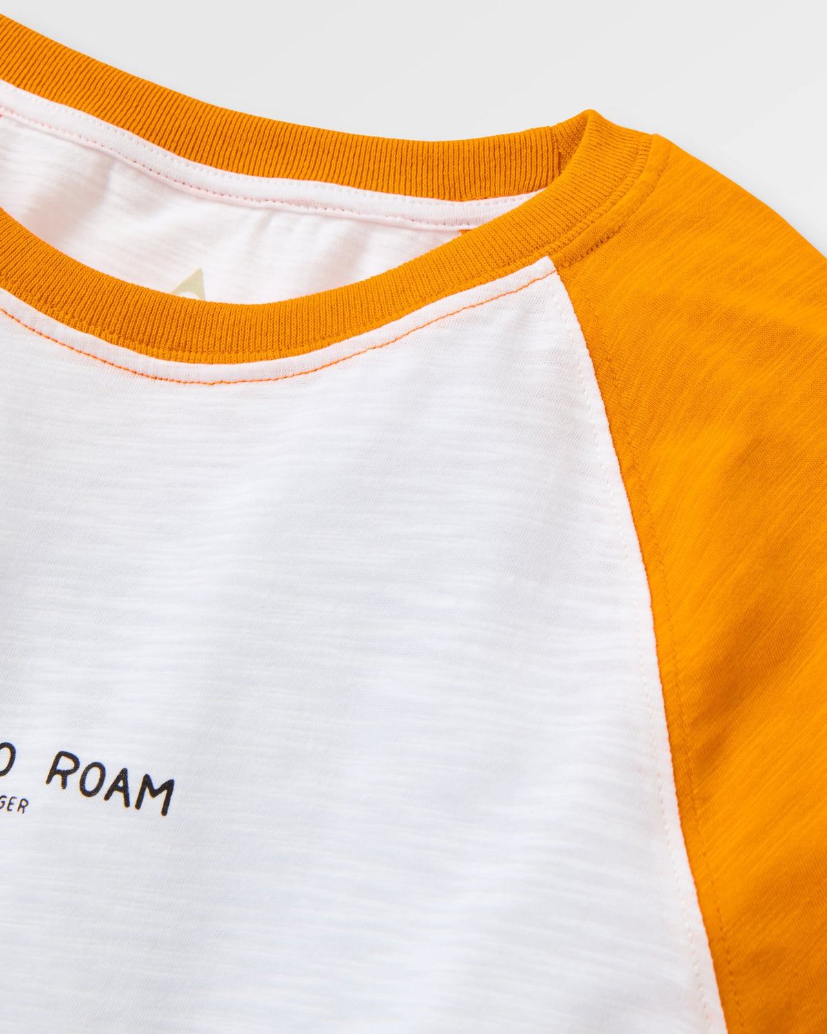 Explore LS Raglan T-Shirt - White - Flatlay
