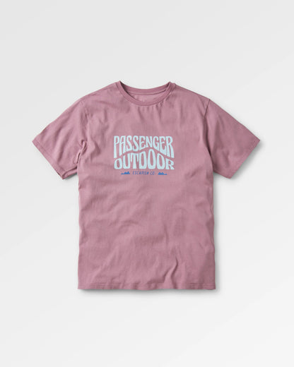 Yuca T-Shirt - Grape - Flatlay