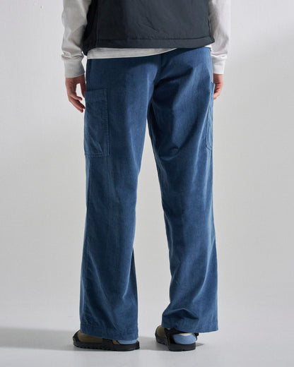 Someday Cotton Corduroy Trouser - Dark Denim - Studio Model