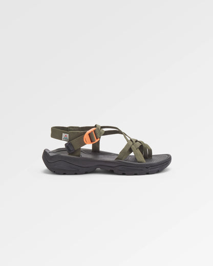 Atlas Roam Sandal - Dusty Olive - Flatlay