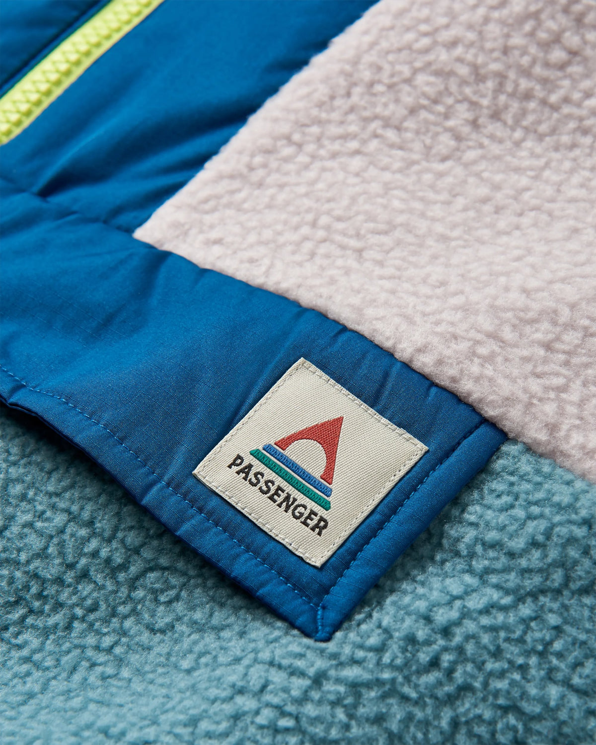 Maren 1/2 Zip Sherpa Fleece - Arctic - Flatlay