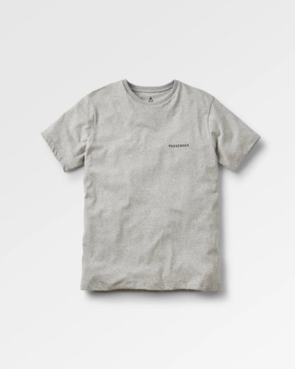 Made To Roam T-Shirt - Grey Marl - Flatlay