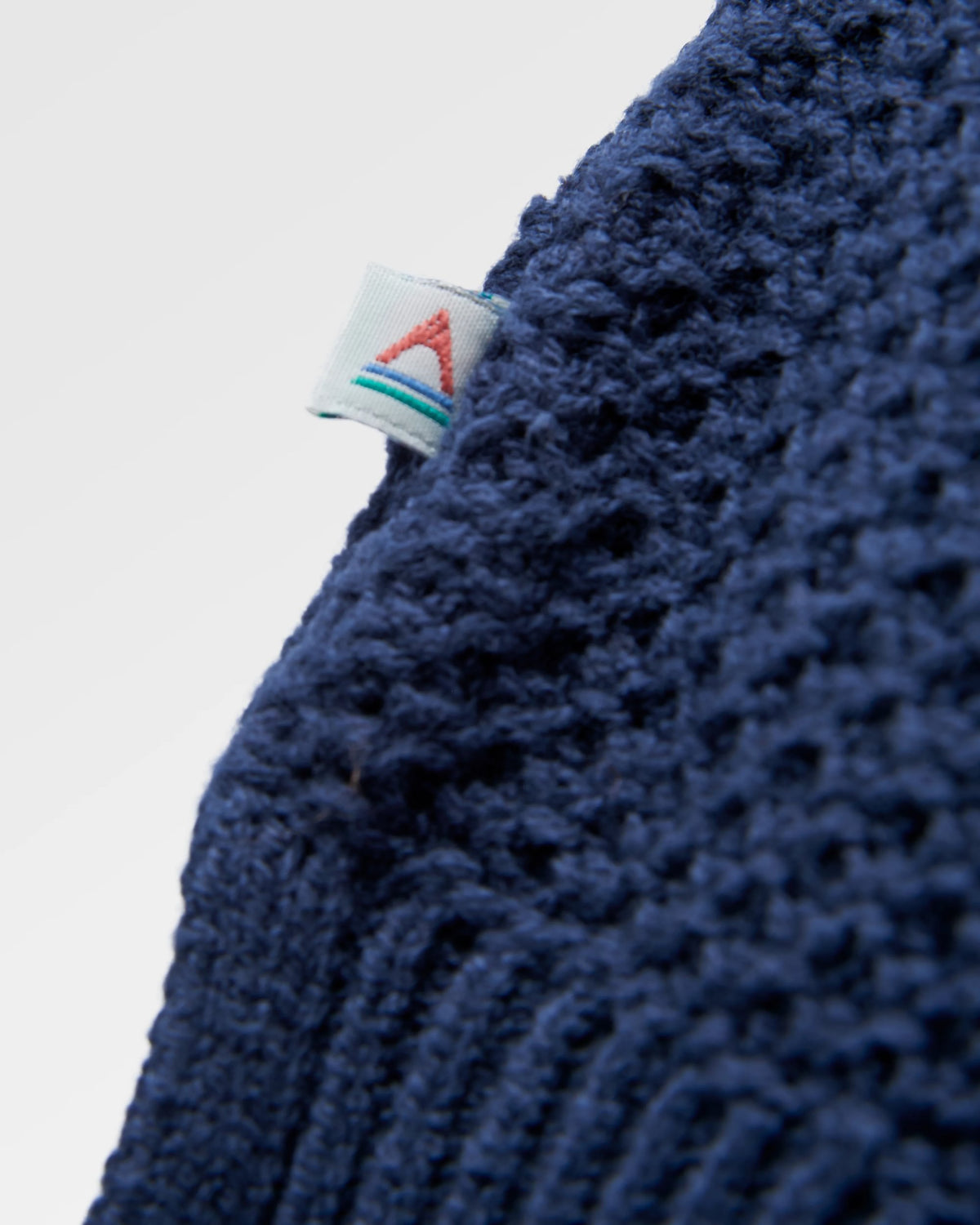 Cove Knitted Jumper - Rich Navy - Flatlay