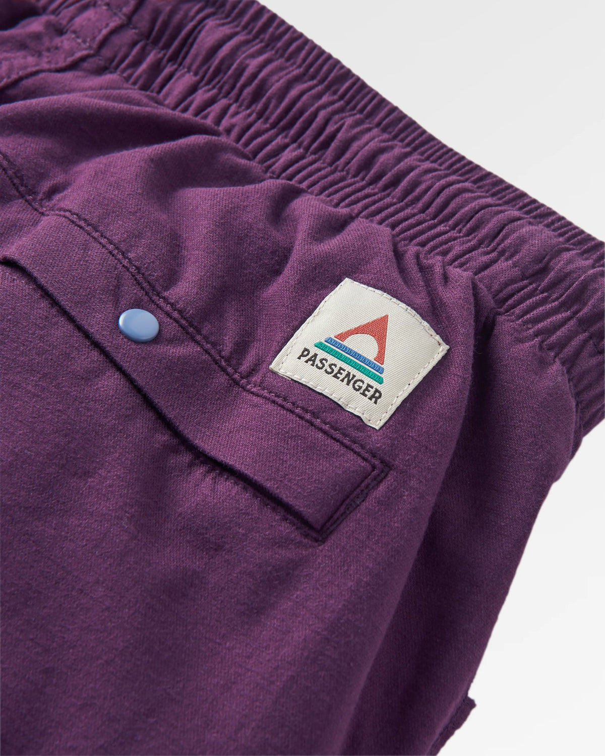 Hydrilla Cotton Trouser - Deep Plum - Flatlay