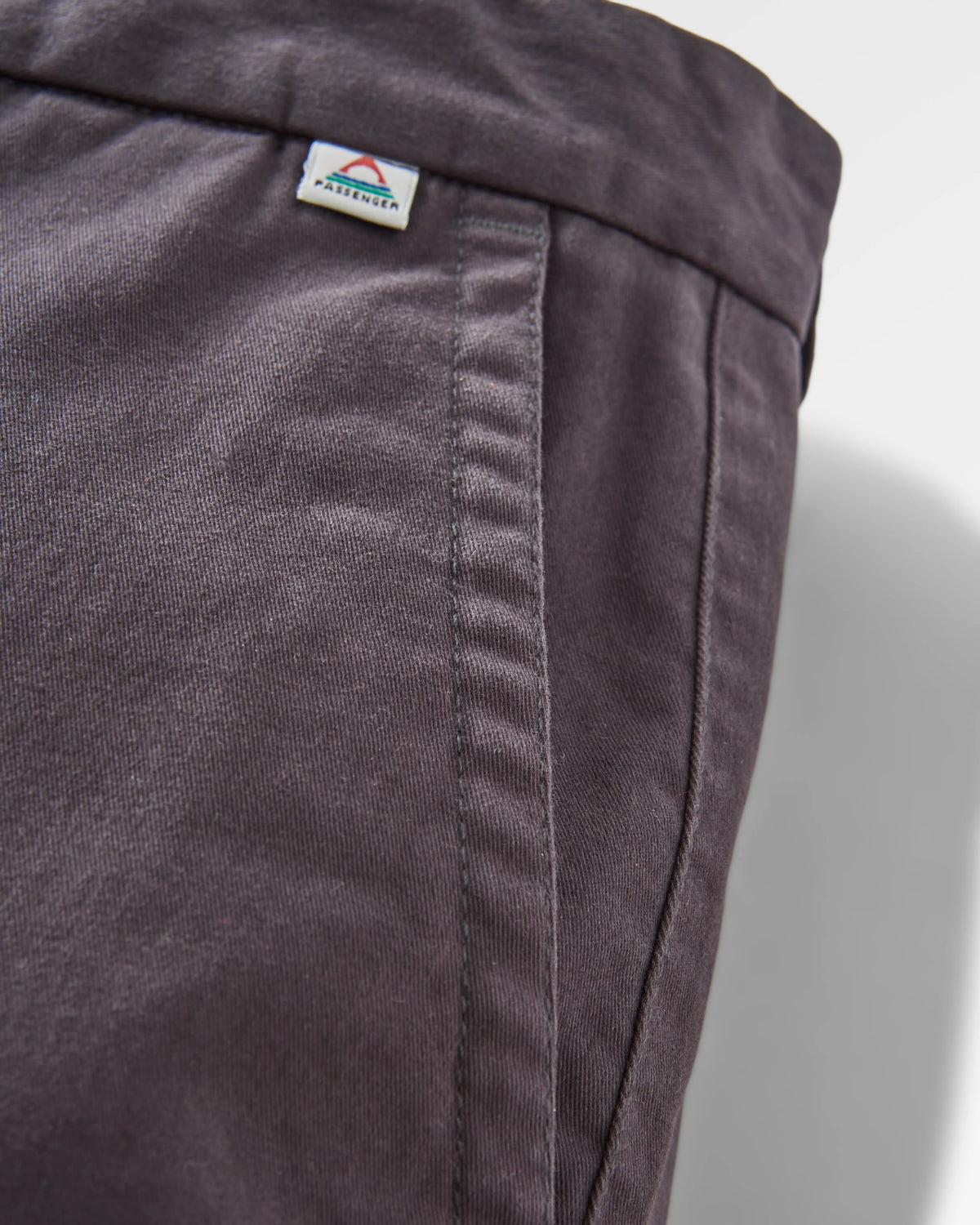 365 Cotton Trouser - Faded Black - Flatlay