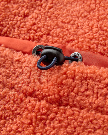 Lucia Sherpa Fleece - Chilli - Flatlay