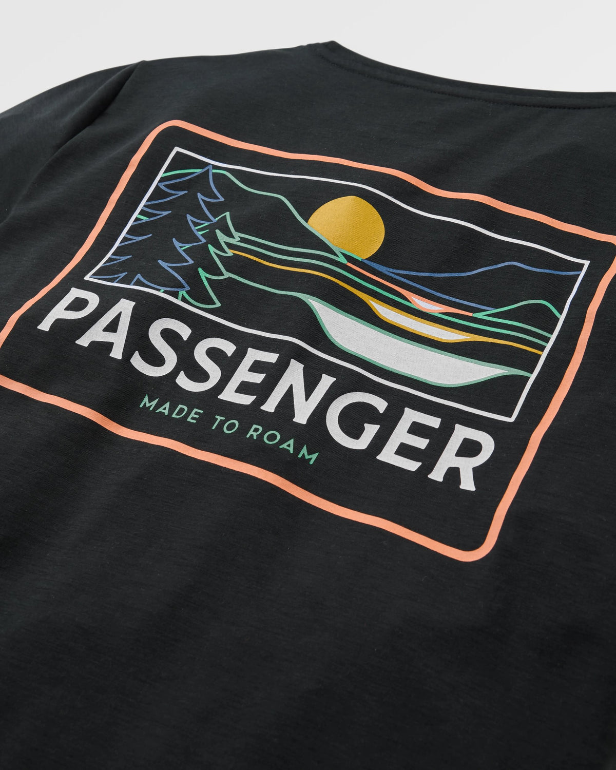 Roamer Women's Drirelease® Active T-Shirt - Black - Flatlay
