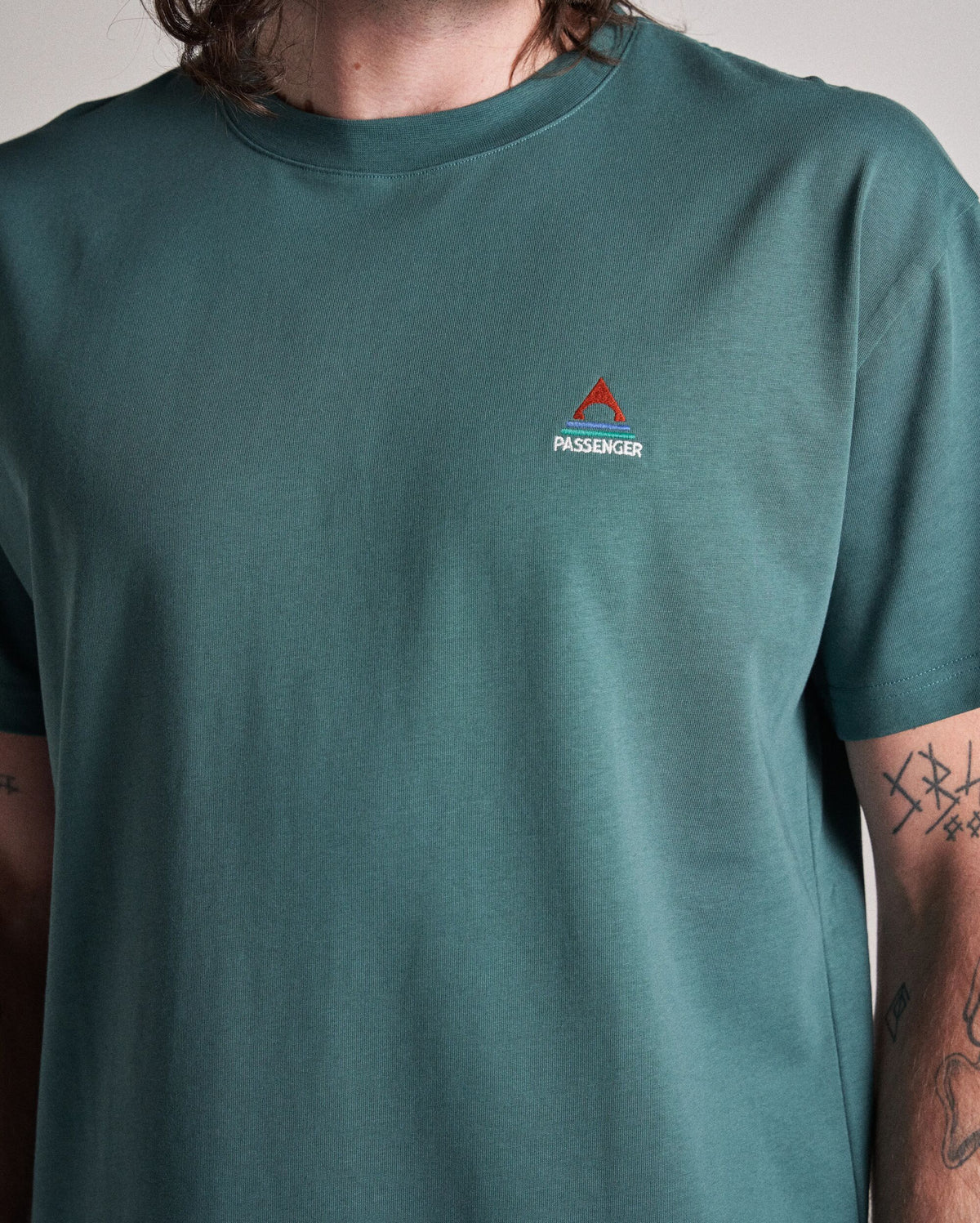 Vita Relaxed Fit T-Shirt - Deep Ocean - Studio Model
