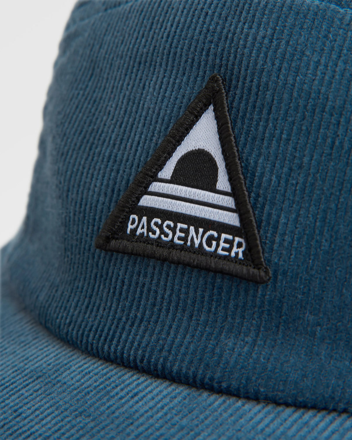 Fixie Cord 5 Panel Cap - Storm Grey - Flatlay
