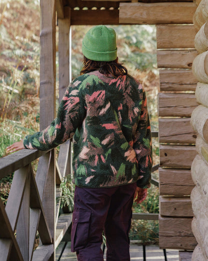 Clover Sherpa Fleece - Abstract Mountain Fir Tree - Lifestyle