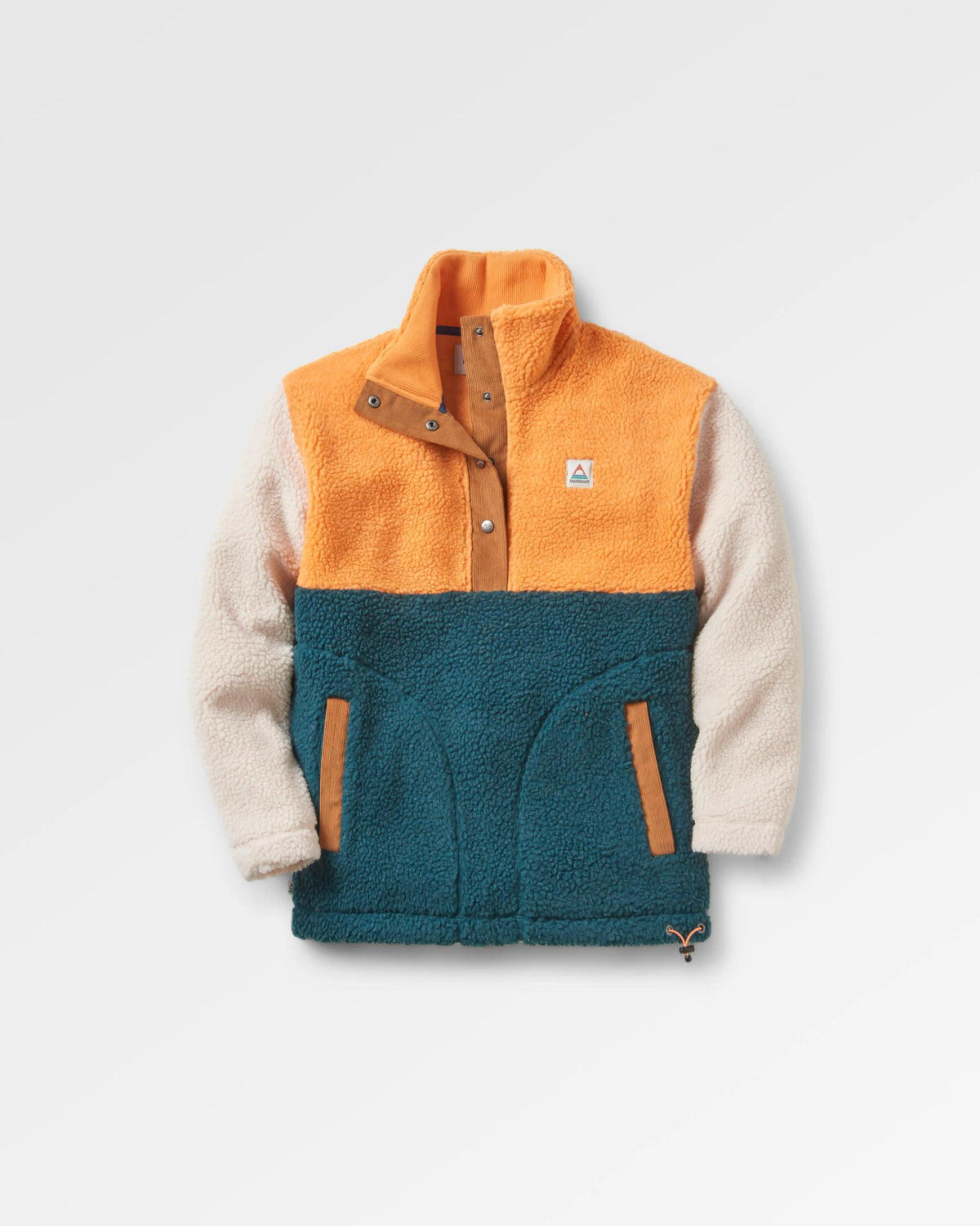 Create Deep-Pile Sherpa Fleece - Mediterranean - Flatlay