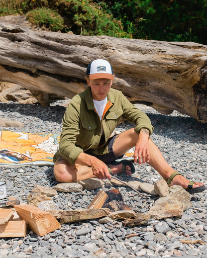 Maple Polar Fleece Shirt - Khaki - Lifestyle