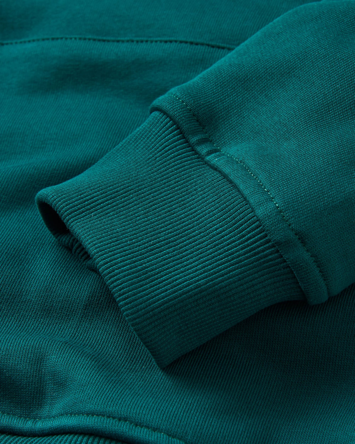 Yuca Cotton Hoodie - Rain Forest - Flatlay