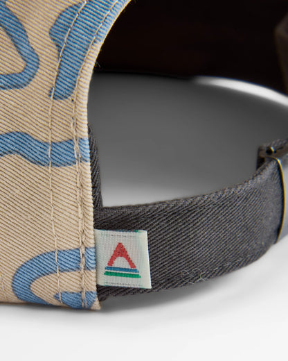 Coast 5 Panel Cap - Strata Swirl Birch - Flatlay