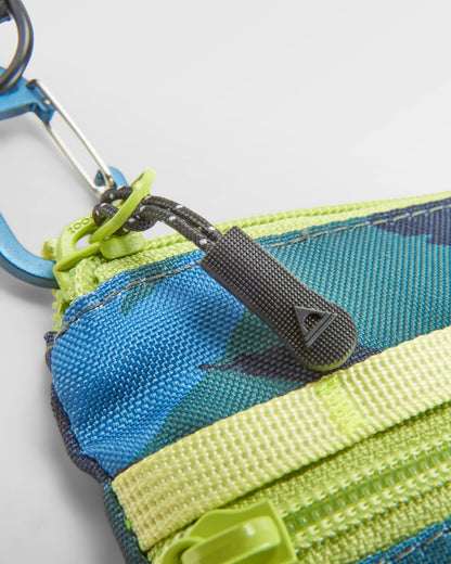 Journey Crossbody Bag - Alpine Camo Rain Forest - Flatlay