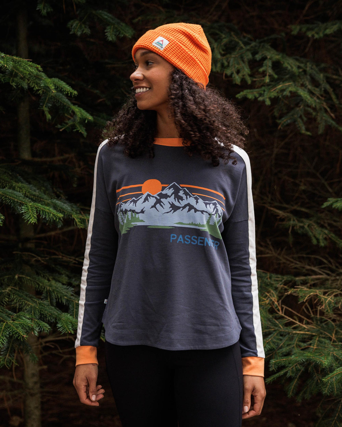 Hilltop Cotton LS T-Shirt - Charcoal - Lifestyle