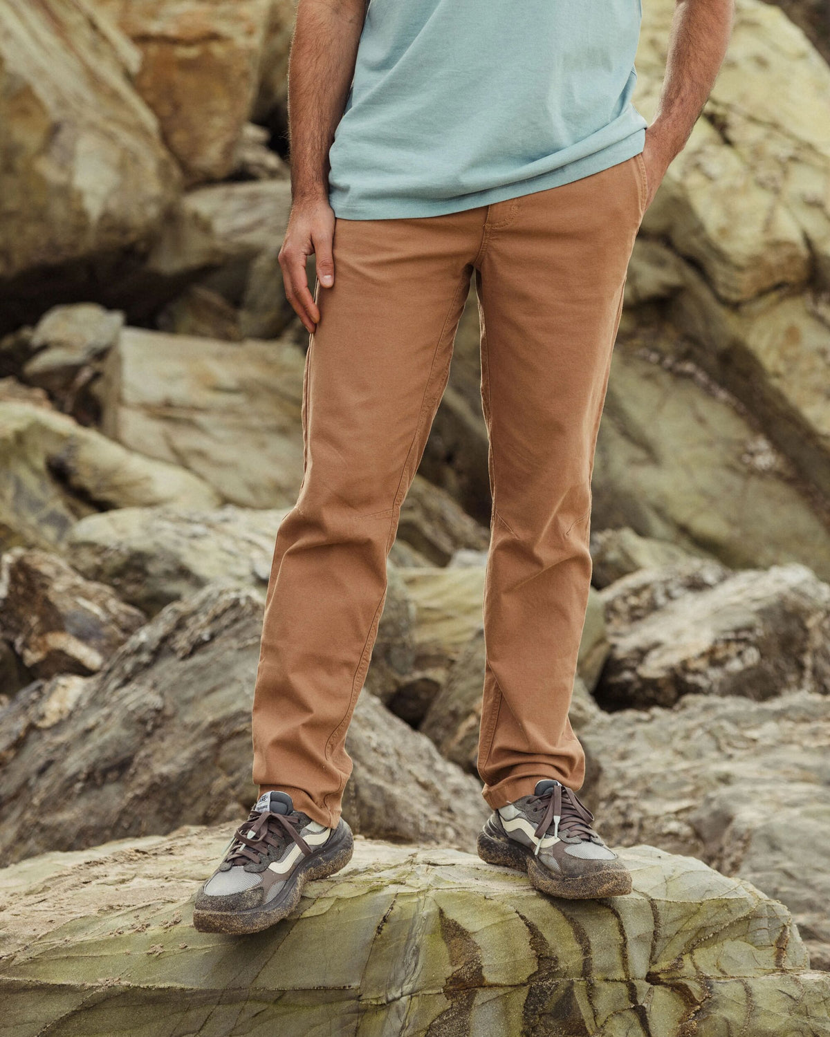 Horizon Regular Fit Trouser - Toffee - Lifestyle