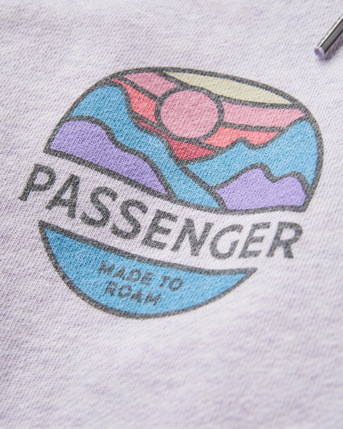 Laidback Cotton Hoodie - Lilac Mist Marl - Flatlay
