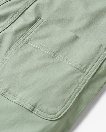 Meadows Cotton Dungarees - Pistachio - Flatlay