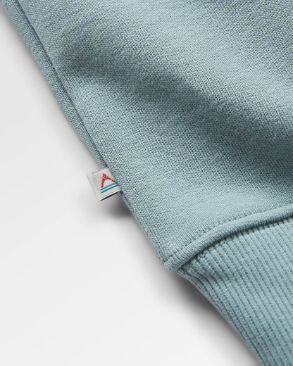 Waves & Trees Cotton Sweatshirt - Stormy Sea - Flatlay