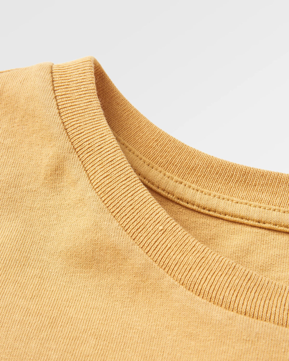 Escapism T-Shirt - Mustard Gold - Flatlay