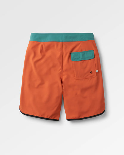 Breaks Boardshort - Burnt Orange - Flatlay