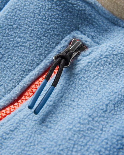 Caspian Polar Fleece - Faded Denim - Flatlay