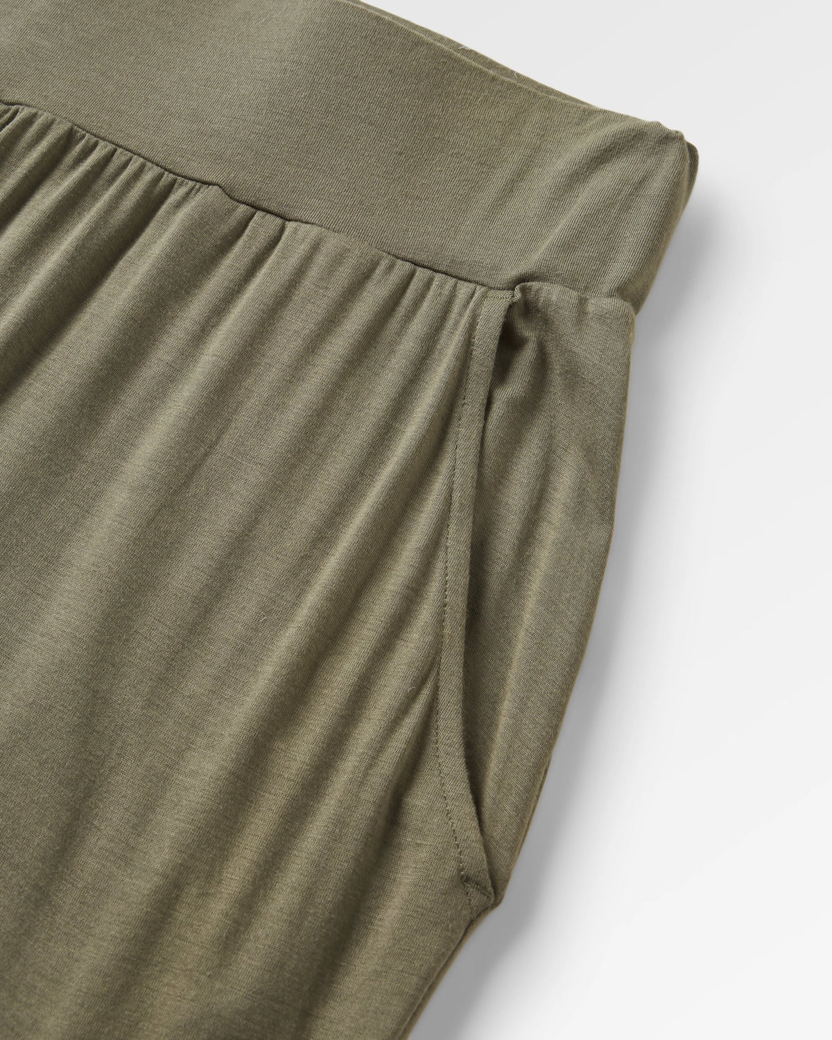 Day Dream Trouser - Dusty Olive - Flatlay