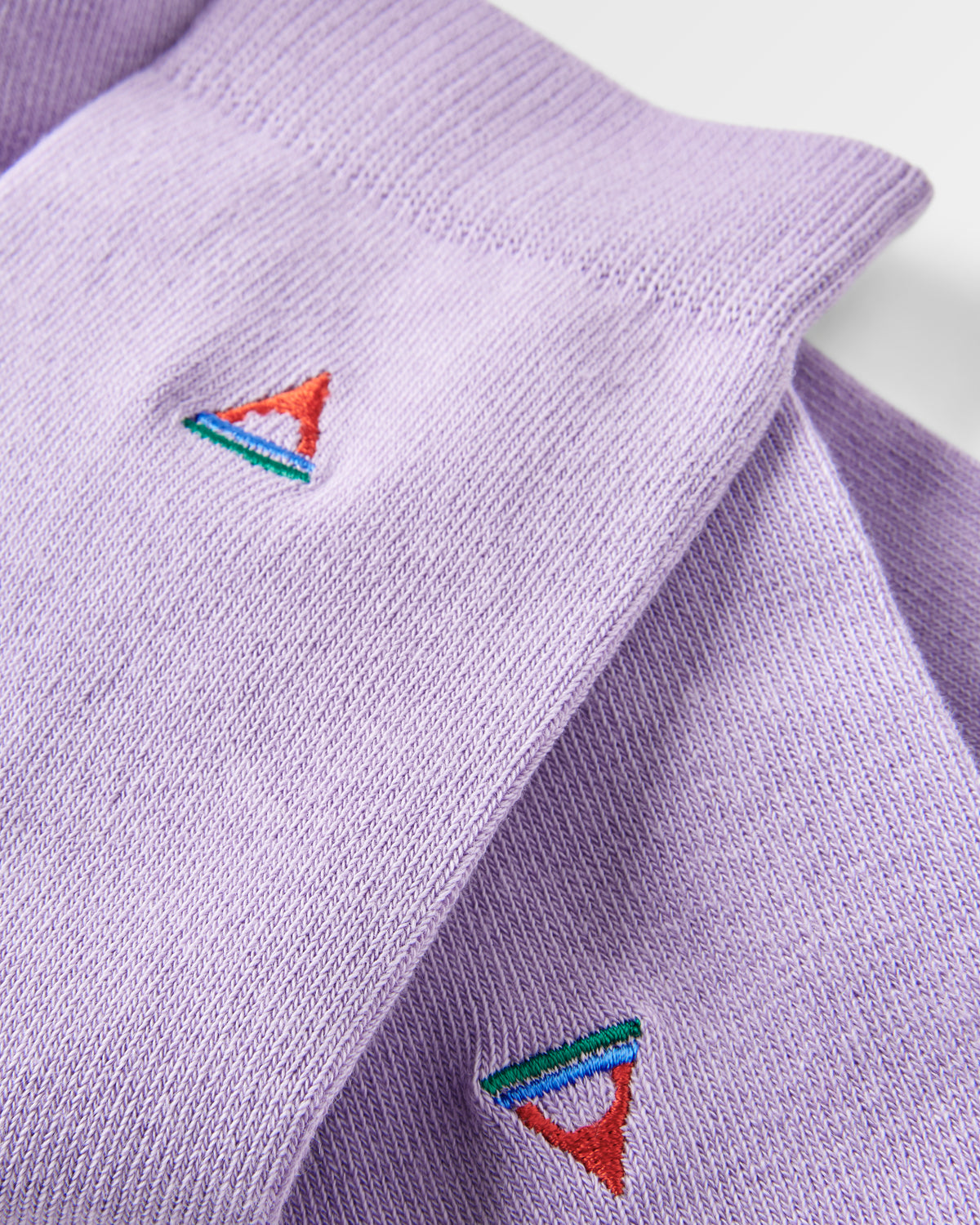 Crew Socks - Dusty Lilac - Flatlay