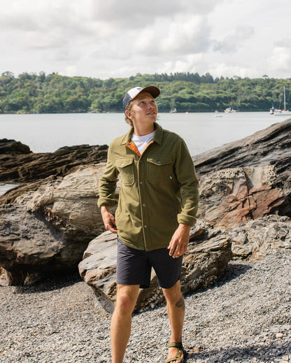 Maple Polar Fleece Shirt - Khaki - Lifestyle