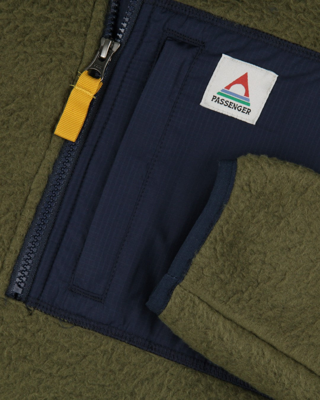 Offgrid 1/4 Zip Sherpa Fleece - Khaki - Lifestyle