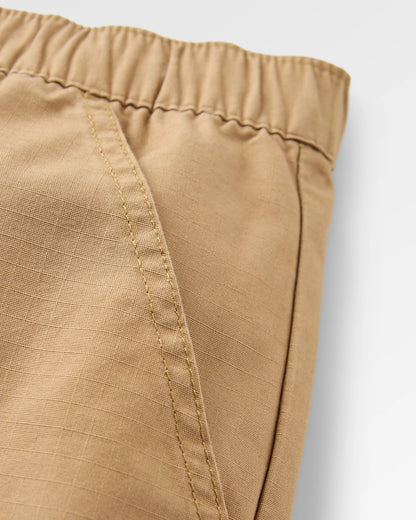 Rif-Raf Cotton Ripstop Short - Biscuit - Flatlay