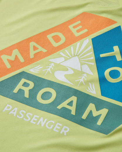 Classic Active T-Shirt - Lime Juice - Flatlay
