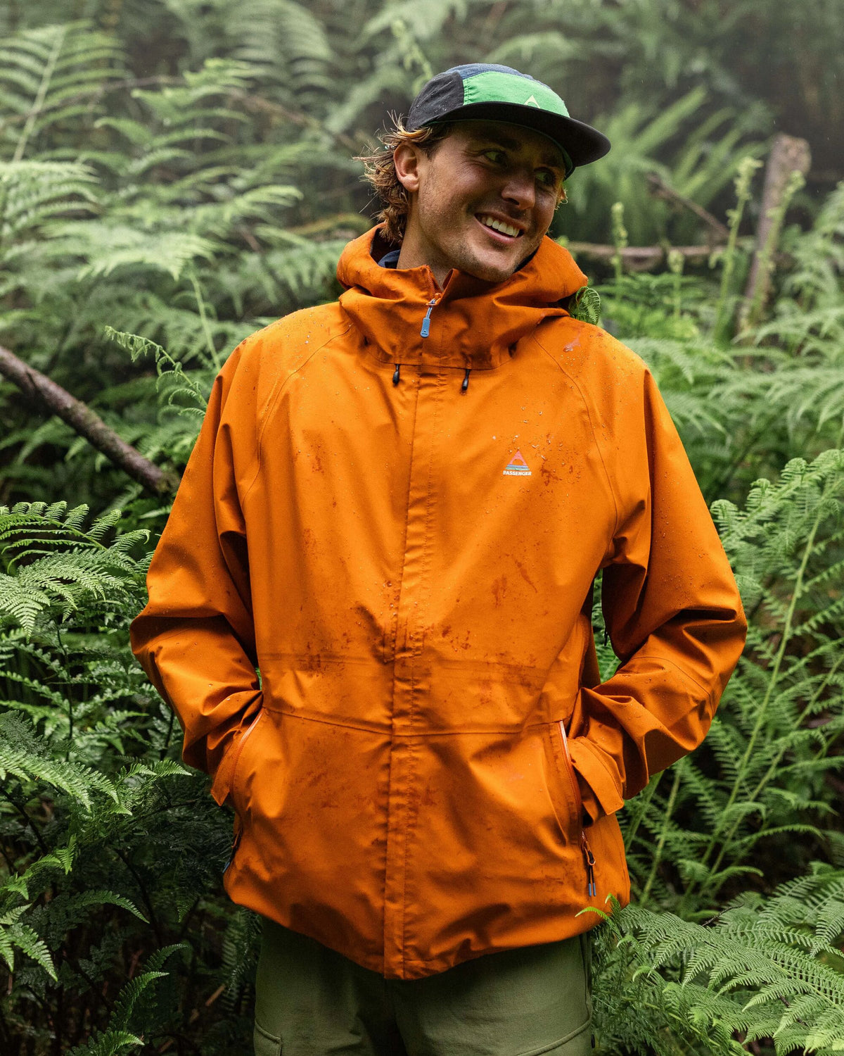Five Season Waterproof Jacket - Sunset Orange - Lifestyle