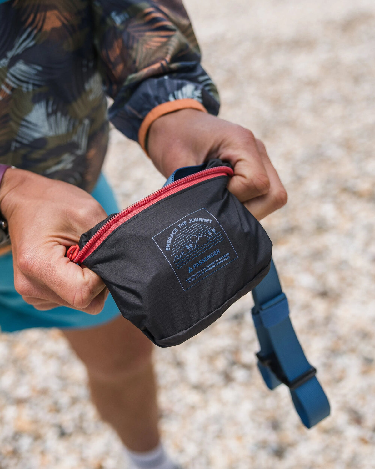 Trail Light Packable Hip Pack - Black - Lifestyle