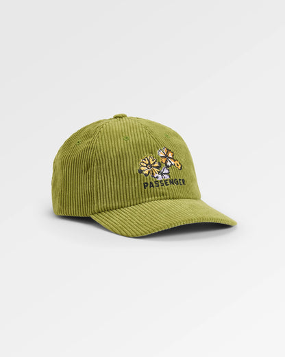 Akita 6 Panel Cap - Tea Green - Flatlay