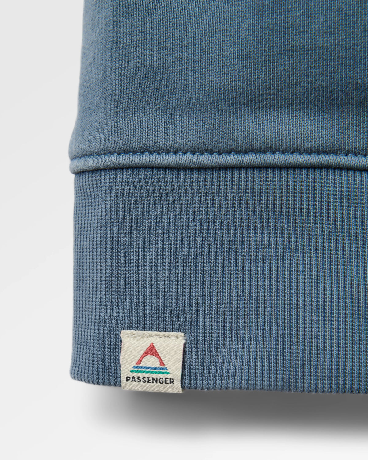 Boundless Relaxed Fit Sweatshirt - Stormy Blue  - Flatlay